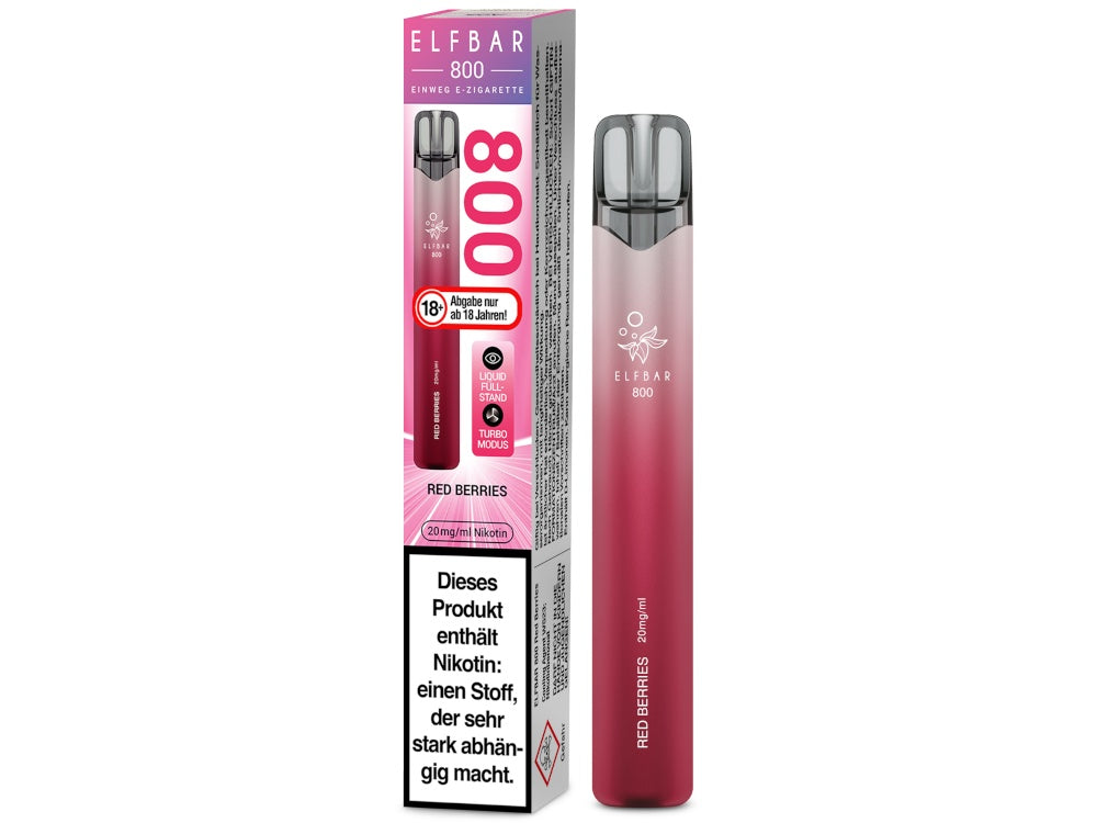 Elfbar 800 Einweg E-Zigarette / Vape (2 ml) 20 mg/ml
