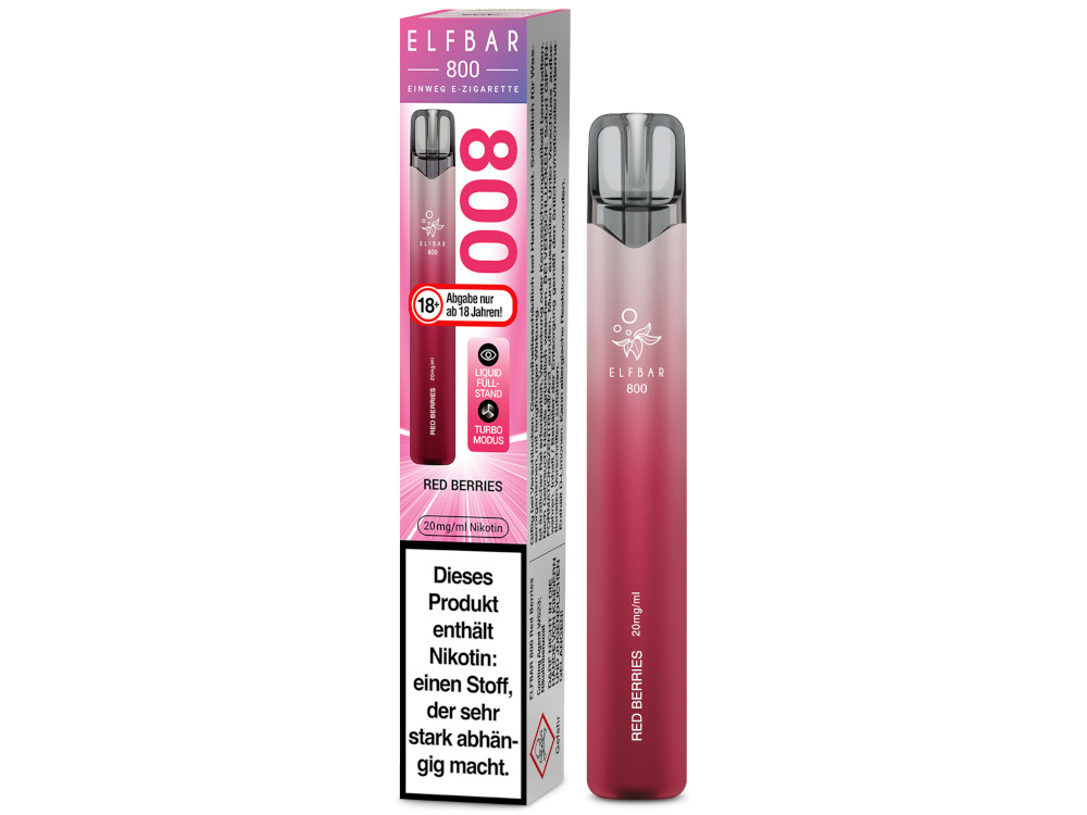 Elfbar 800 Einweg E-Zigarette / Vape (2 ml) 20 mg/ml