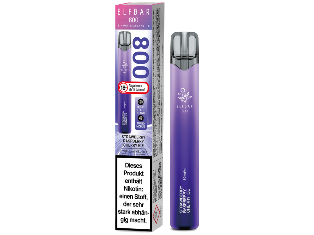 Elfbar 800 Einweg E-Zigarette / Vape (2 ml) 20 mg/ml