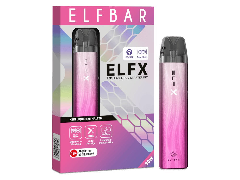 Elfbar Elfx E-Zigaretten Set Stylisch & Kompakt Elfbar Elfx E-Zigaretten Set Stylisch & Kompakt