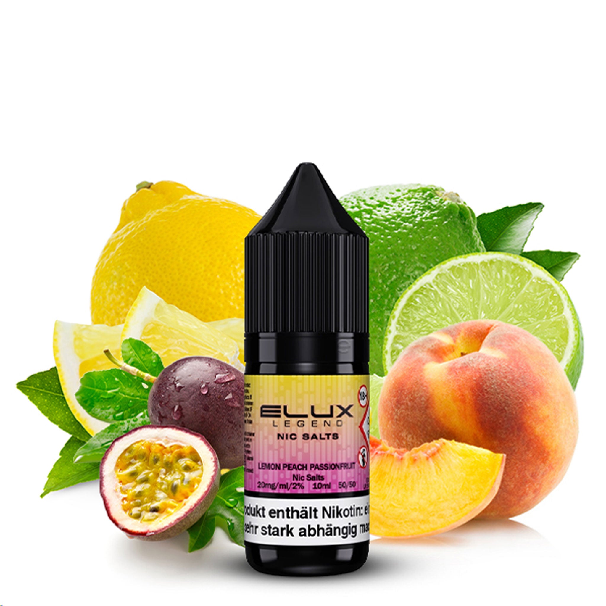 Elux - Legend - Lemon Peach Passion - Nikotinsalz Liquid