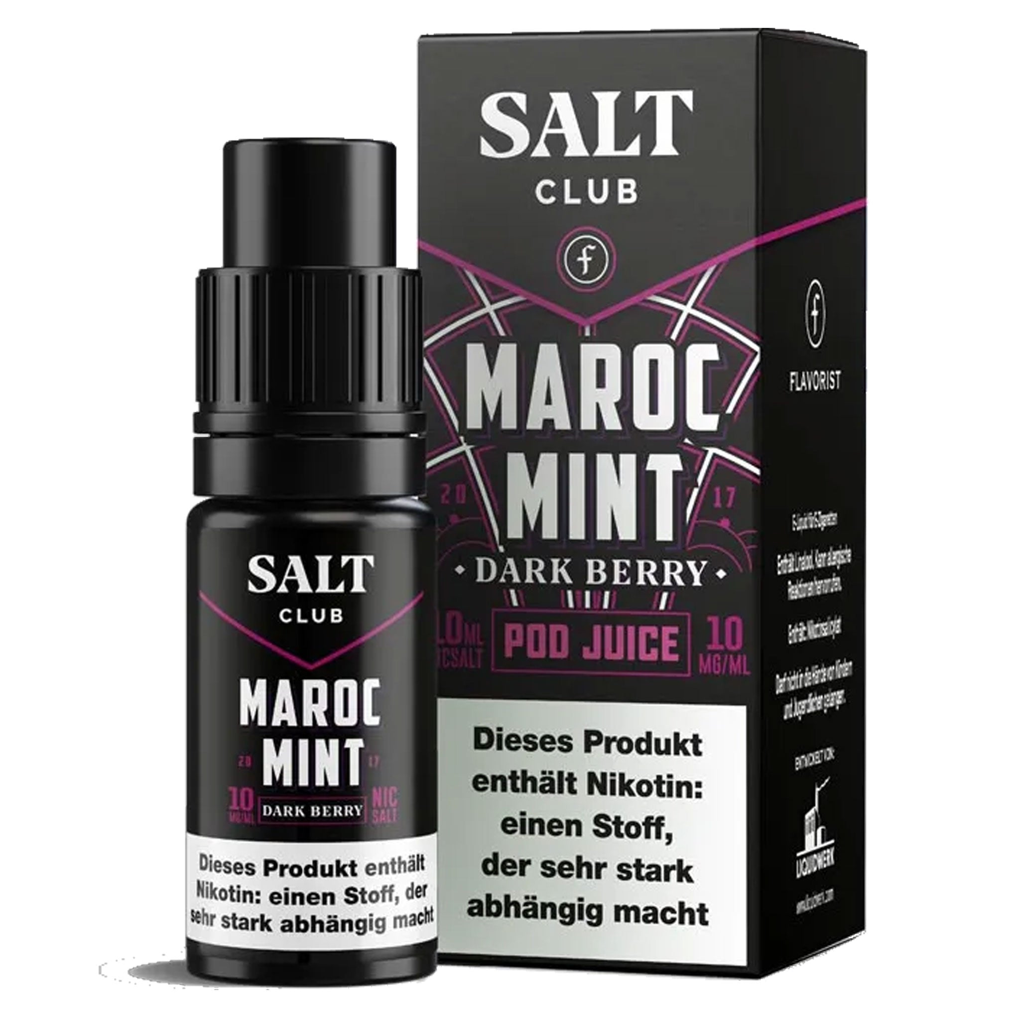 Flavorist - Maroc Mint - Dark Berry - Nikotinsalz Liquid