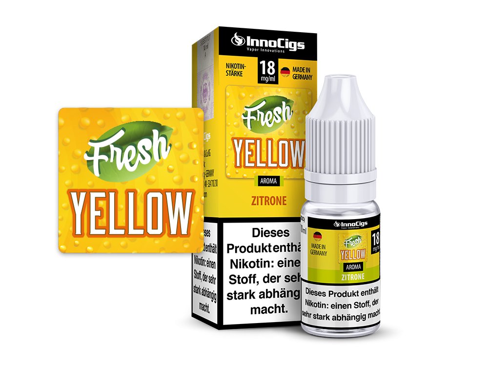 InnoCigs - Fresh Yellow - Zitrone - Liquid
