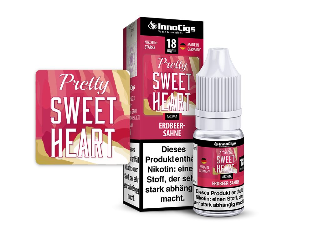 InnoCigs - Pretty Sweetheart - Erdbeere Sahne - Liquid