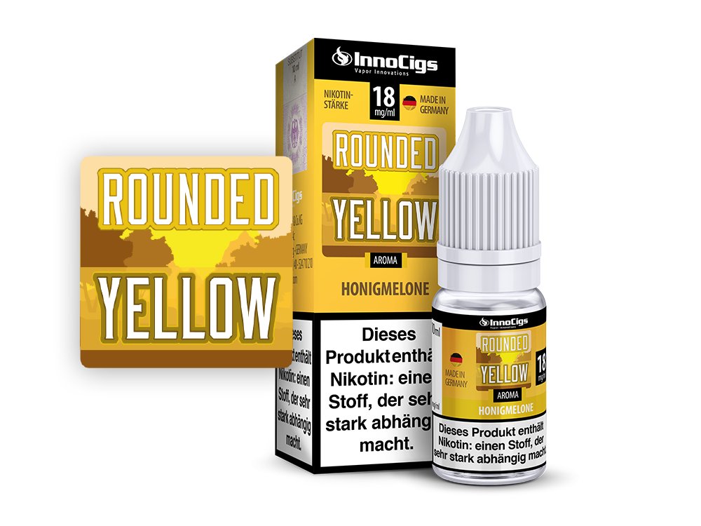 InnoCigs - Rounded Yellow - Honigmelone - Liquid