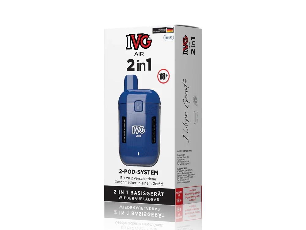 IVG AIR 2in1 Akku 780 mAh – Akku für 2 Pods, USB-C, Zugautomatik