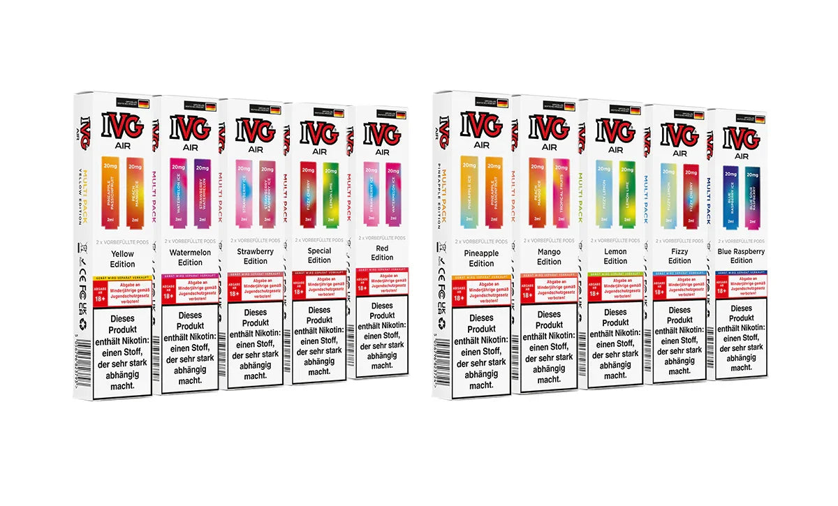 IVG - AIR Pod Multi Flavour Edition (2 x 2 ml) 20 mg/ml
