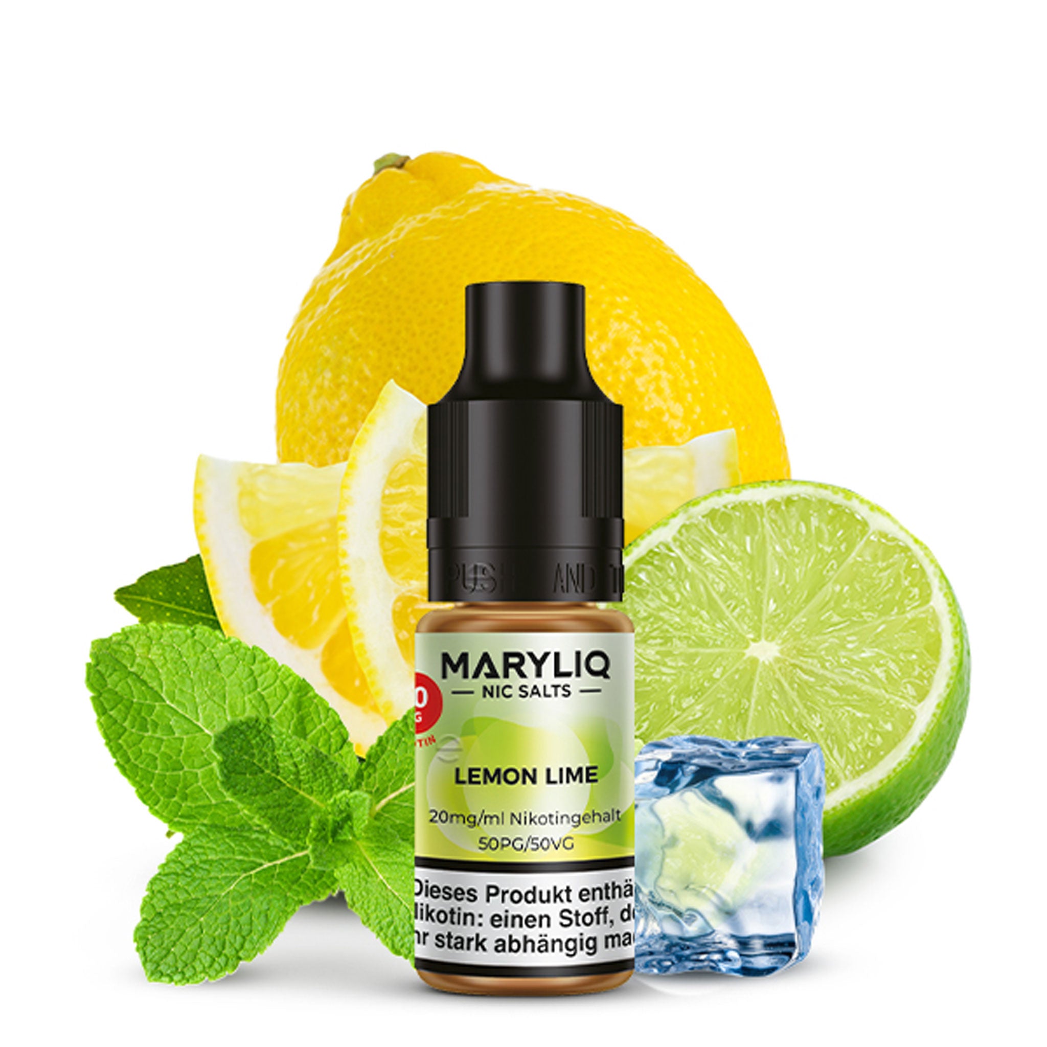 MARYLIQ - Lemon Lime - Nikotinsalz Liquid