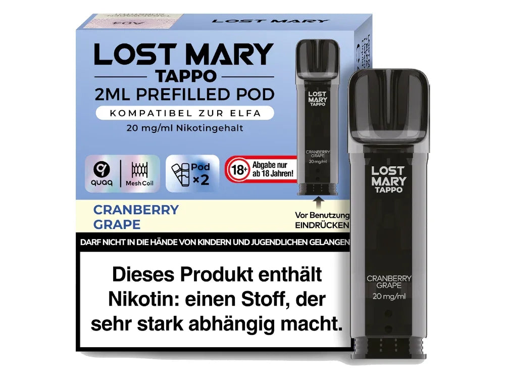 Lost Mary - Tappo Pods (2 x 2 ml) 20 mg/ml (2 Stück)