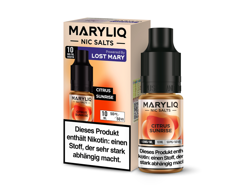 MARYLIQ - Citrus Sunrise - Nikotinsalz Liquid