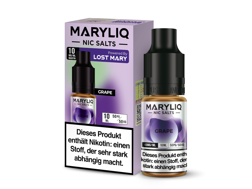 MARYLIQ - Grape - Nikotinsalz Liquid