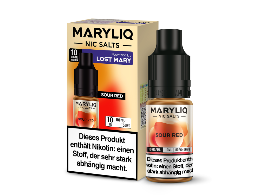 MARYLIQ - Sour Red - Nikotinsalz Liquid