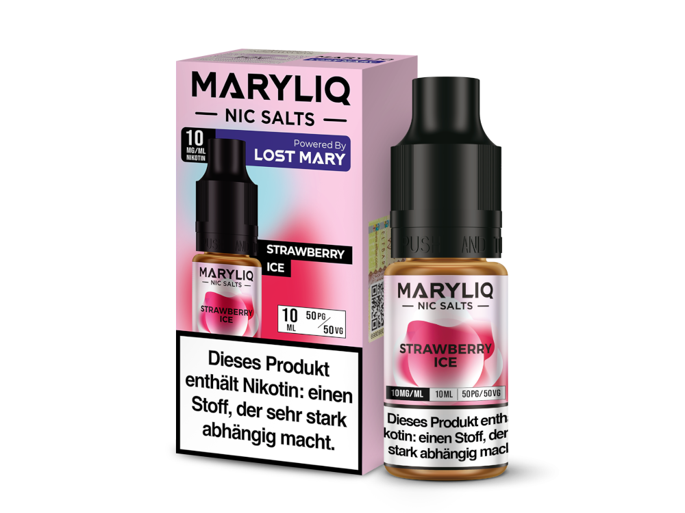 MARYLIQ - Strawberry Ice - Nikotinsalz Liquid