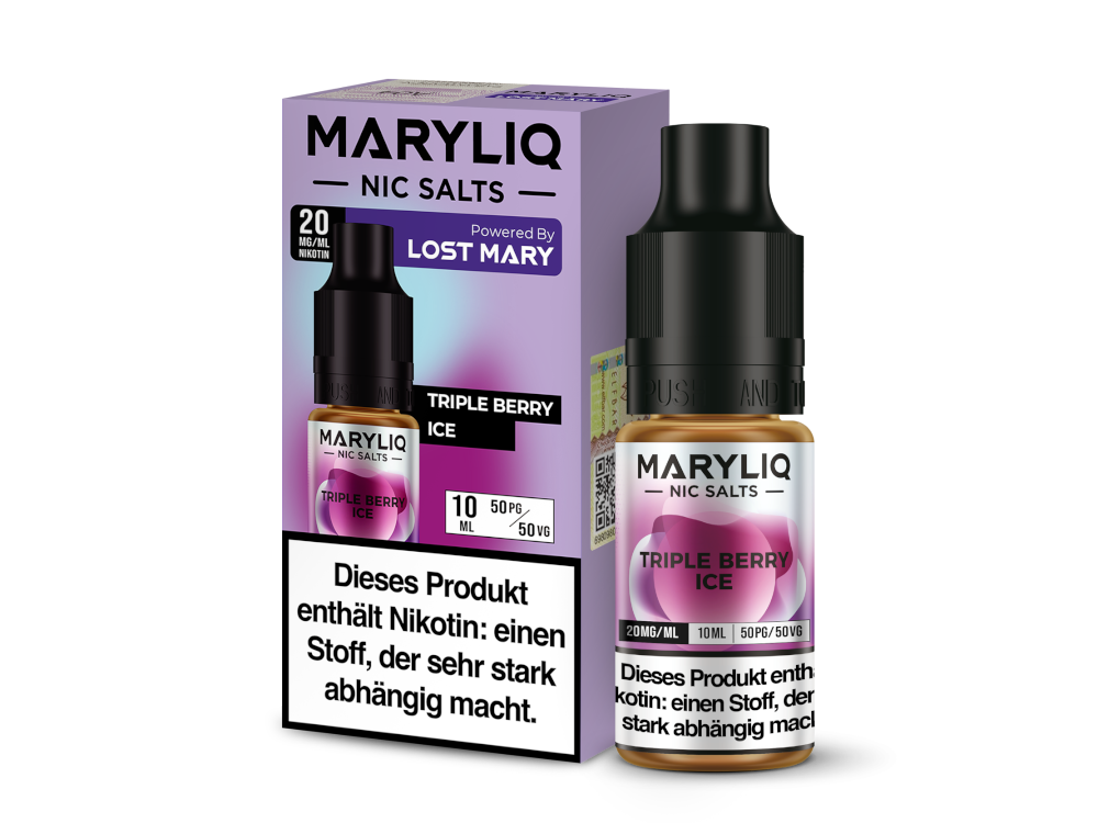MARYLIQ - Triple Berry Ice - Nikotinsalz Liquid