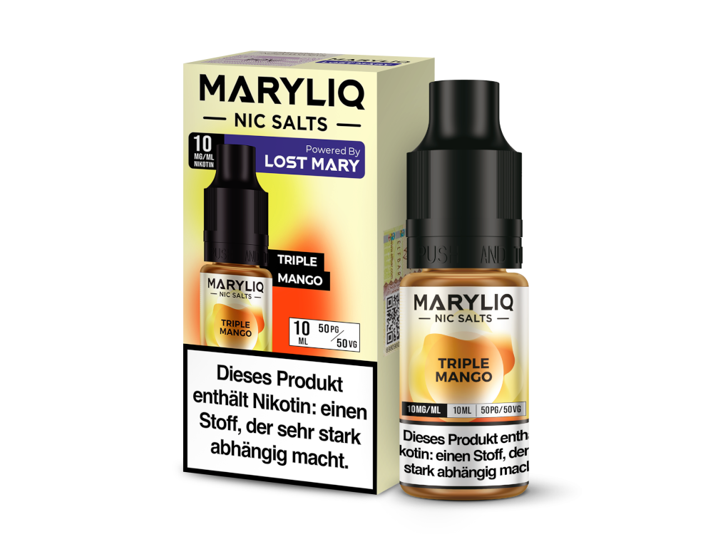 MARYLIQ - Triple Mango - Nikotinsalz Liquid