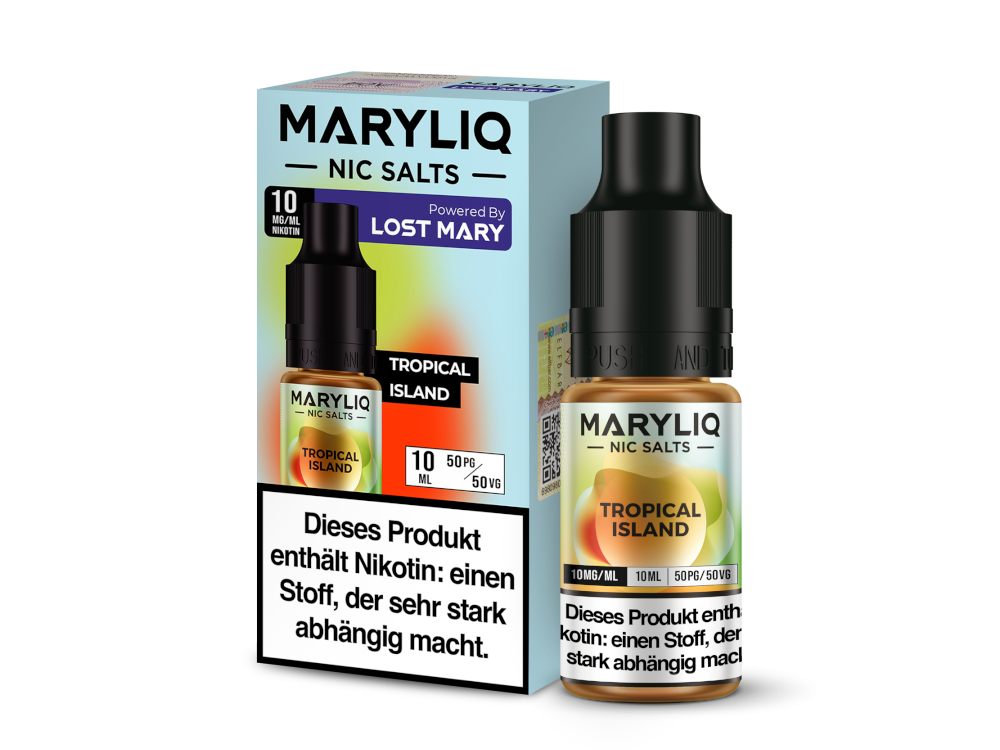 MARYLIQ - Tropical Island - Nikotinsalz Liquid