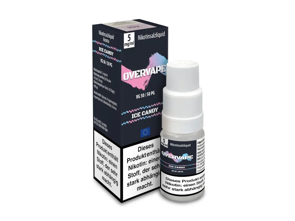 Overvape - Ice Candy - Nikotinsalz Liquid - Ice Candy / 1er Packung / 5 mg/ml time4smoke.de