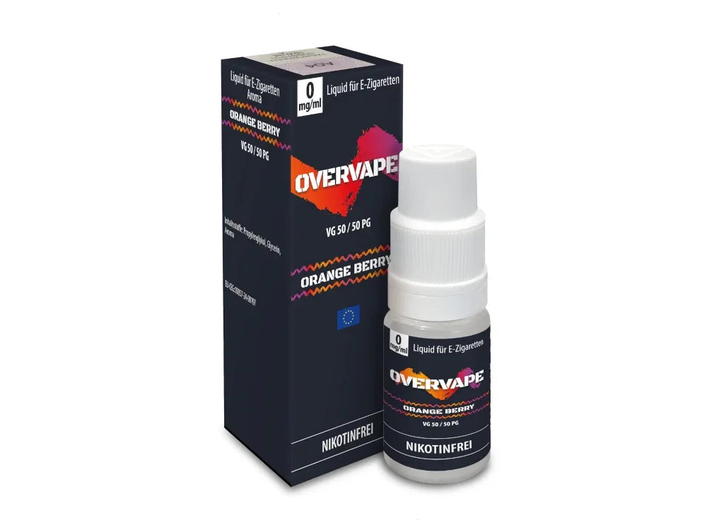 Overvape - Orange Berry - Nikotinsalz Liquid - Orange Berry / 1er Packung / 0 mg/ml time4smoke.de