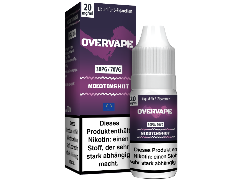 Overvape - Nikotin Shots 70/30 VPG