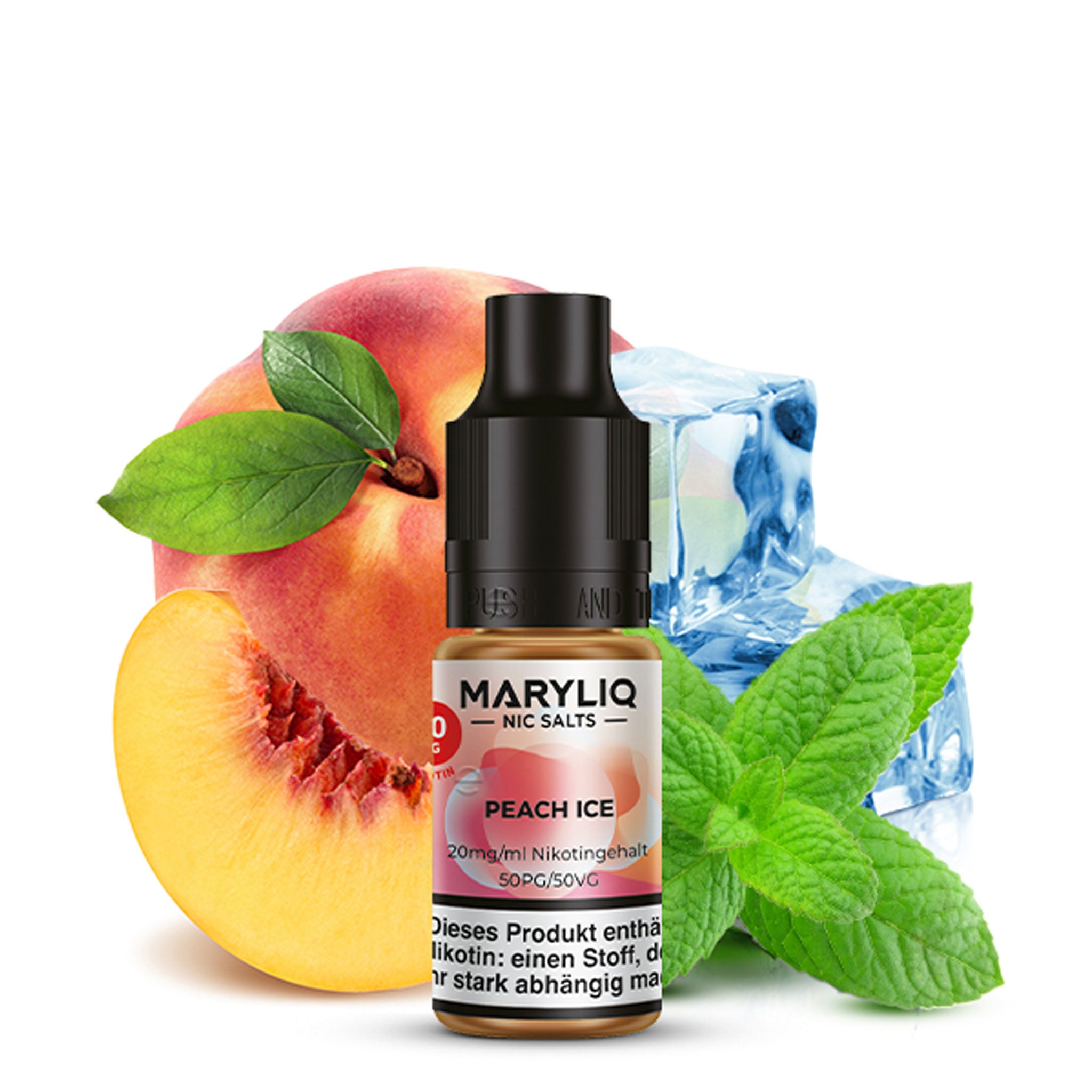 MARYLIQ - Peach Ice - Nikotinsalz Liquid