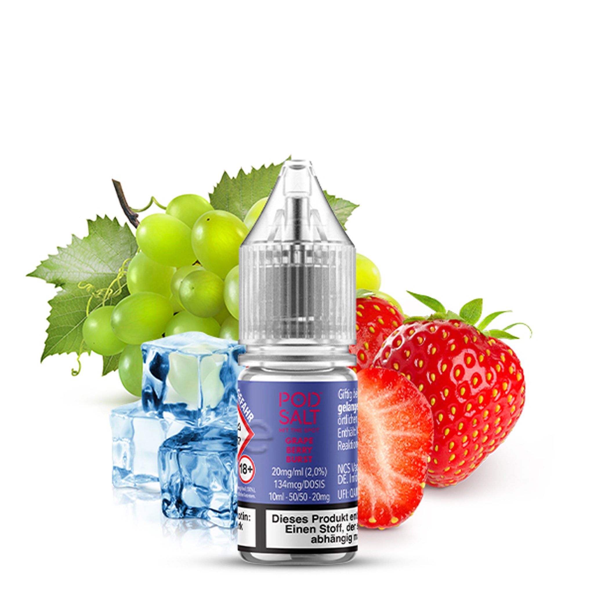 Pod Salt - XTRA - Grape Berry Burst - Nikotinsalz Liquid