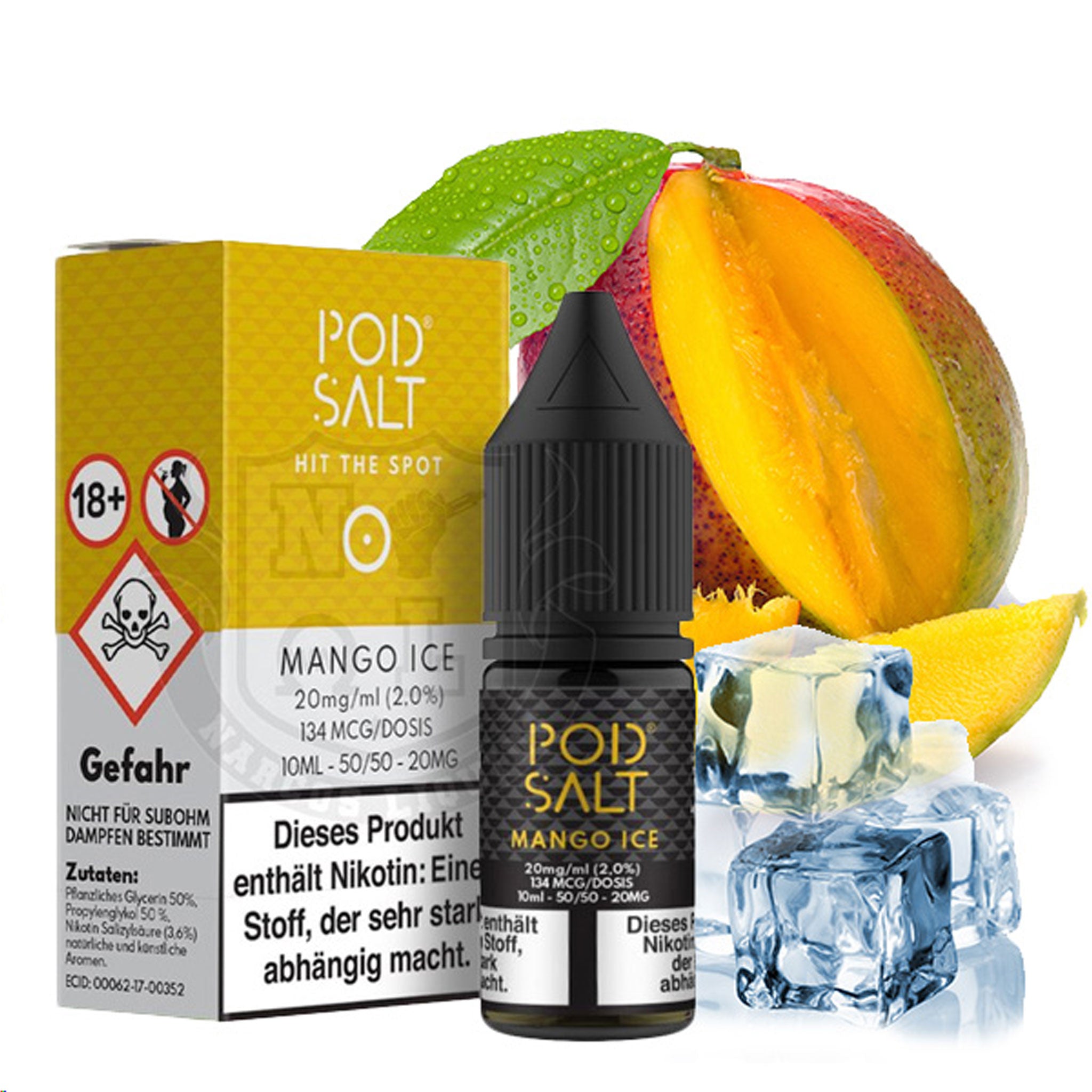 Pod Salt - Mango Ice - Nikotinsalz Liquid