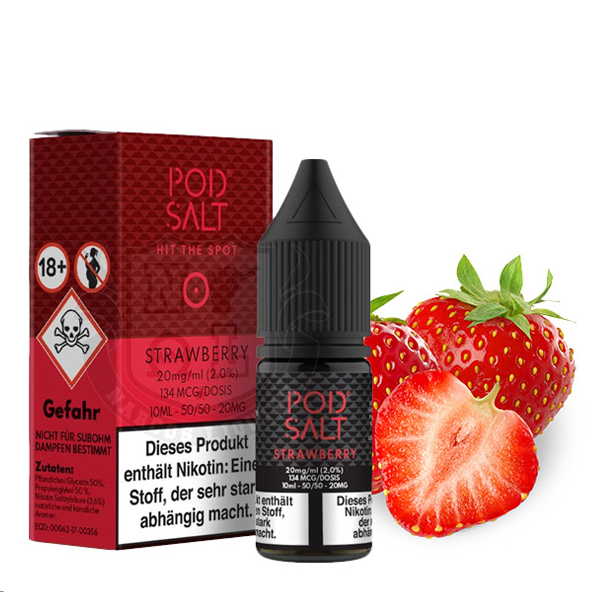 Pod Salt - Strawberry - Nikotinsalz Liquid