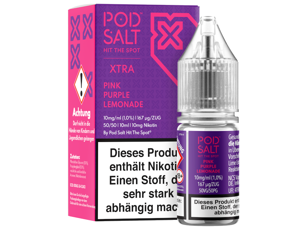 Pod Salt - XTRA - Pink Purple Lemonade - Nikotinsalz Liquid