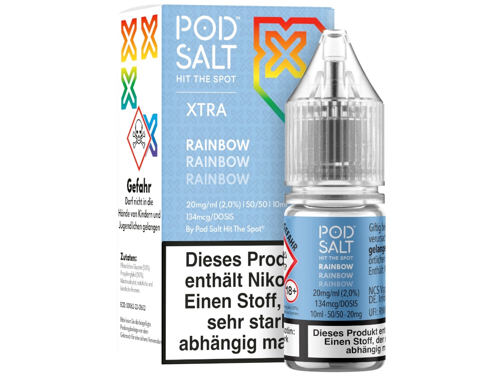 Pod Salt - XTRA - Rainbow - Nikotinsalz Liquid