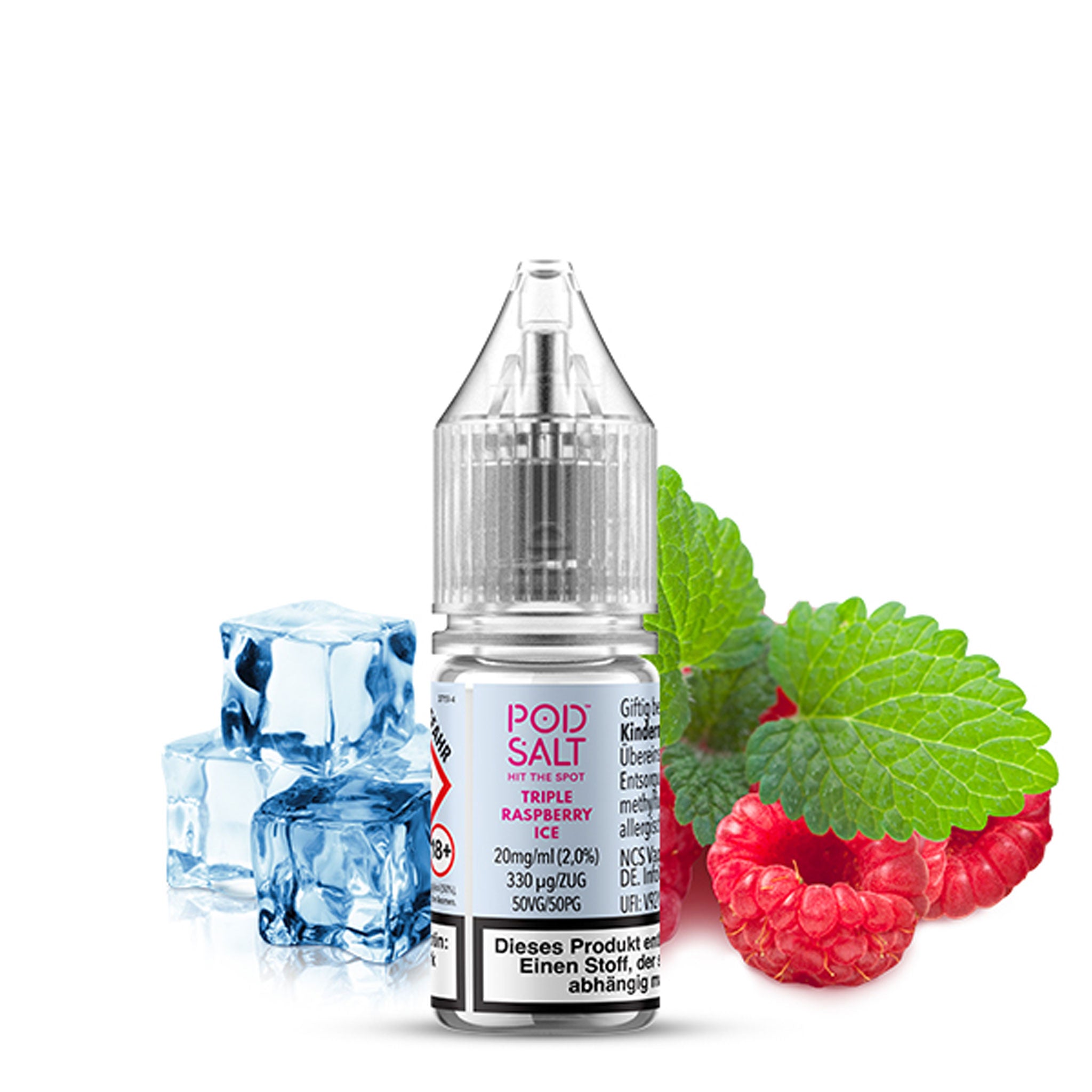 Pod Salt - XTRA - Triple Raspberry Ice - Nikotinsalz Liquid