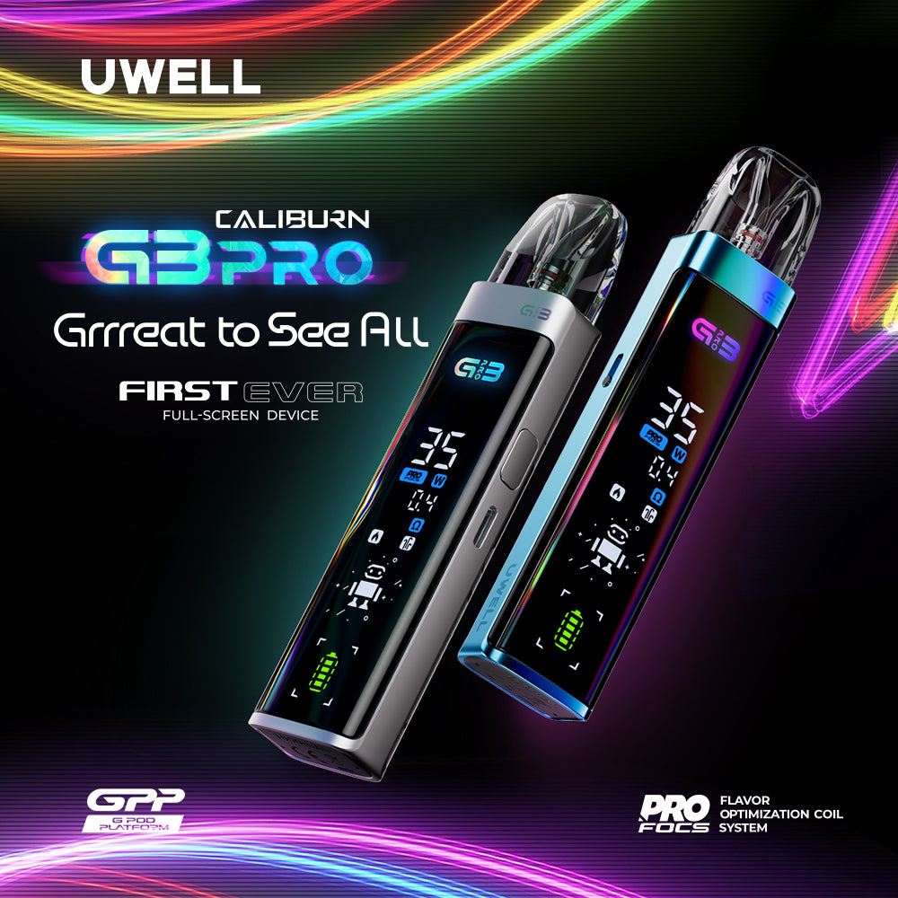 Ein Video über die Uwell Caliburn G3 Pro.