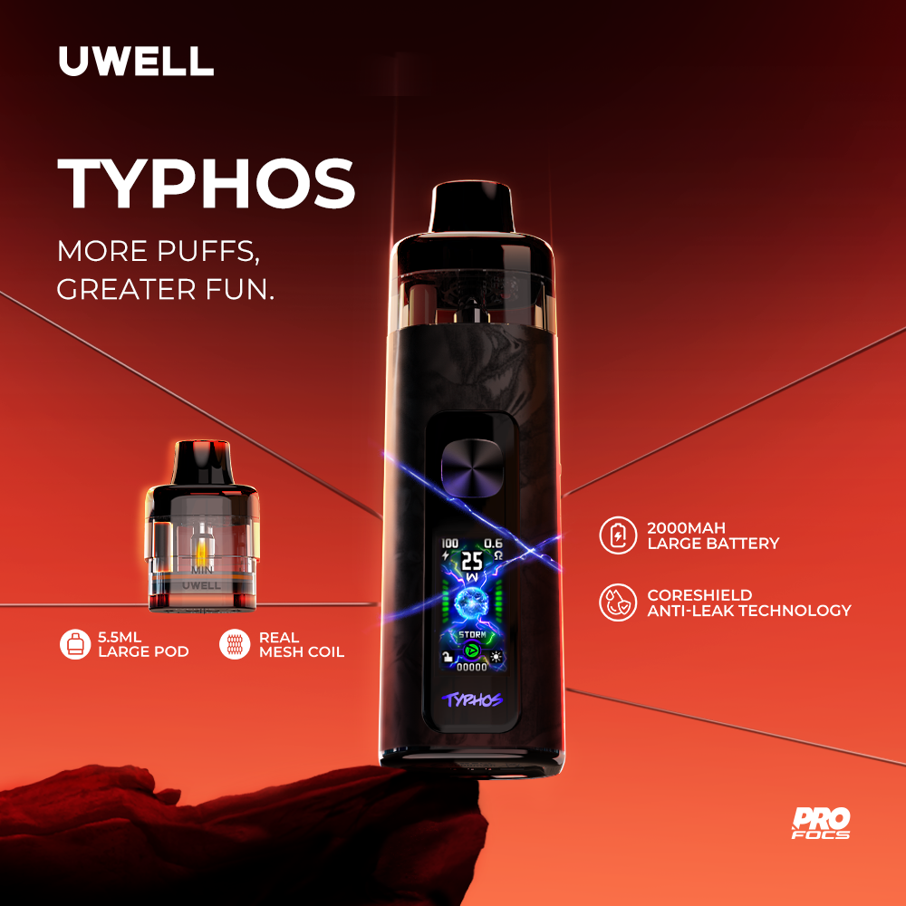 UWELL Typhos Pod System Video Vorstellung