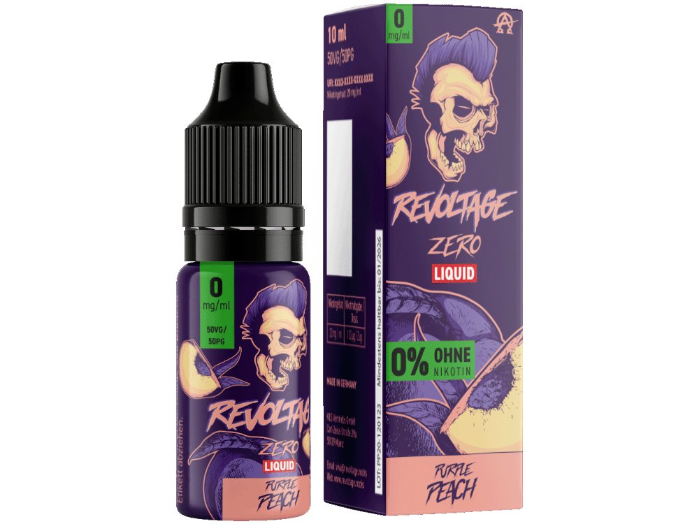 Revoltage - Purple Peach - Hybrid Nikotinsalz Liquid 0 mg/ml