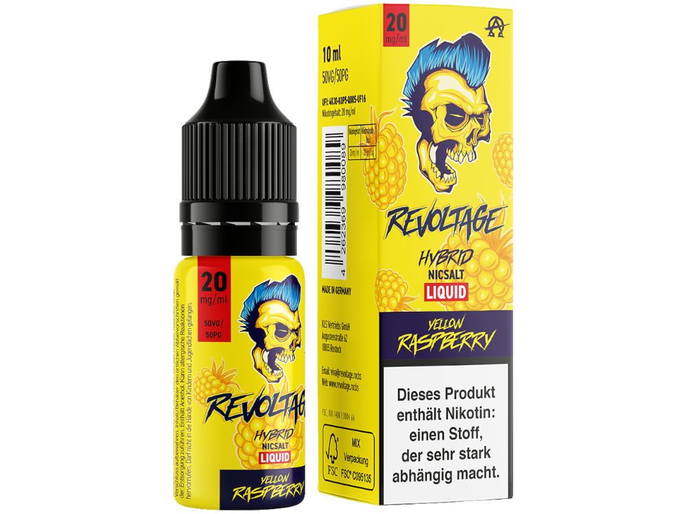 Revoltage - Yellow Raspberry - Hybrid Nikotinsalz Liquid