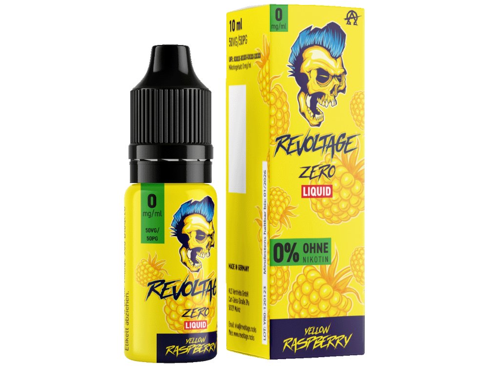 Revoltage - Yellow Raspberry - Hybrid Nikotinsalz Liquid 0 mg/ml