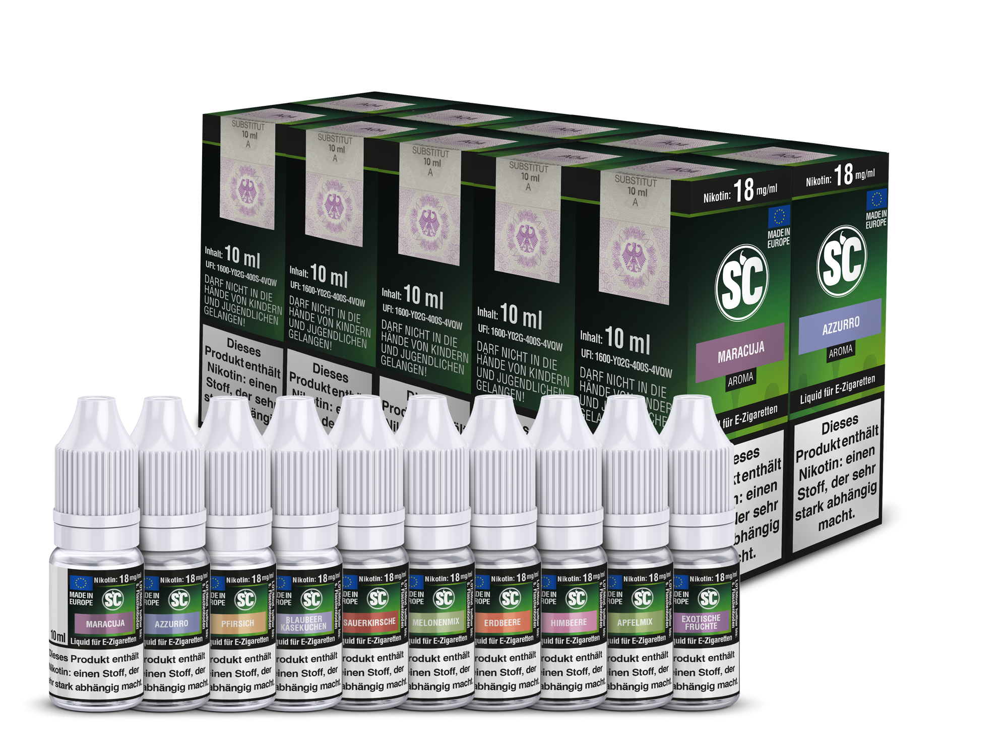 SC - Fruit Probierbox - Liquid - time4smoke