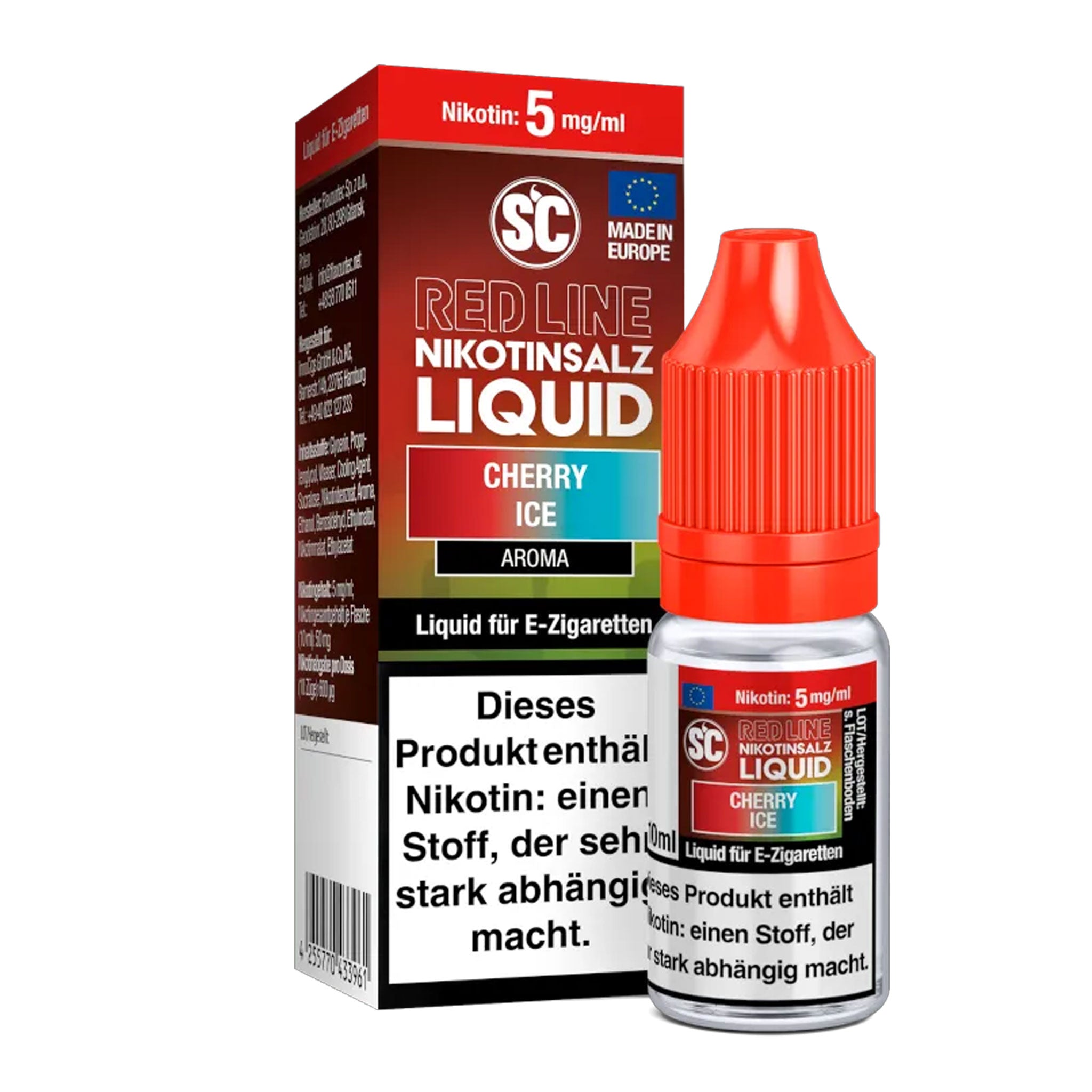 SC - Red Line - Cherry Ice - Nikotinsalz Liquid