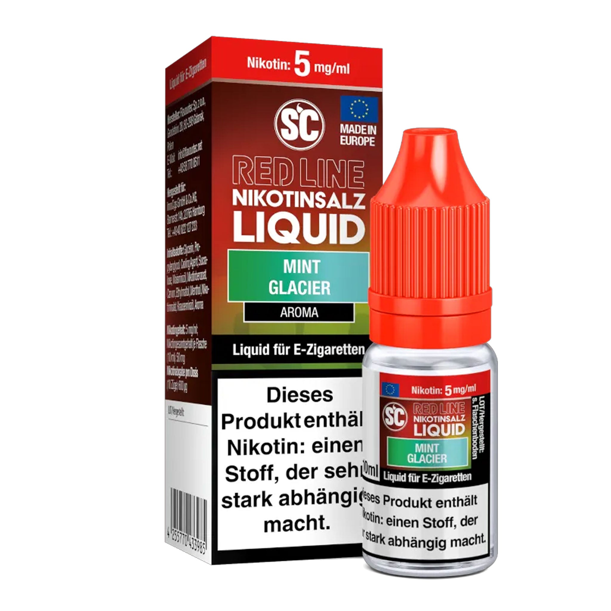 SC - Red Line - Mint Glacier - Nikotinsalz Liquid