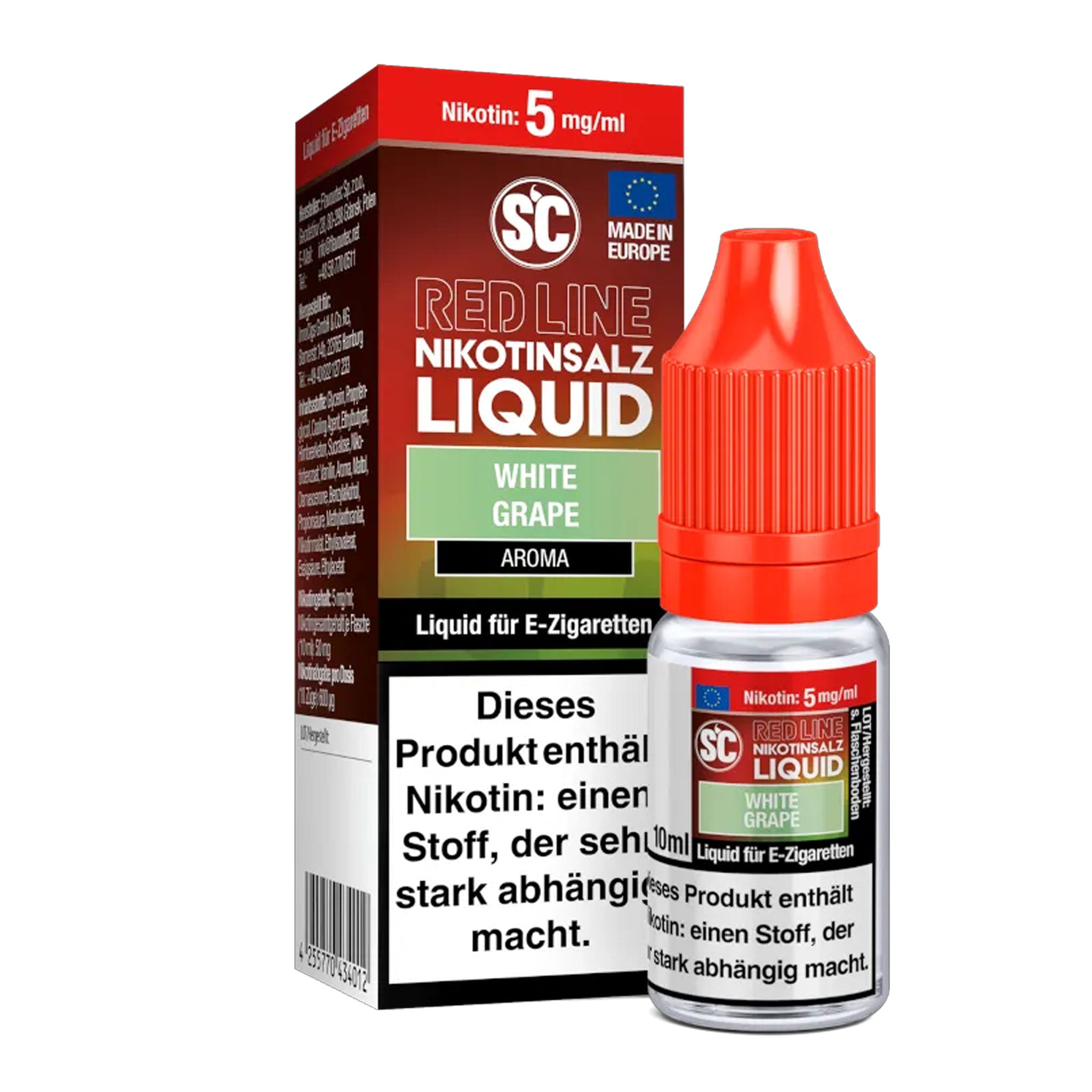 SC - Red Line - White Grape - Nikotinsalz Liquid