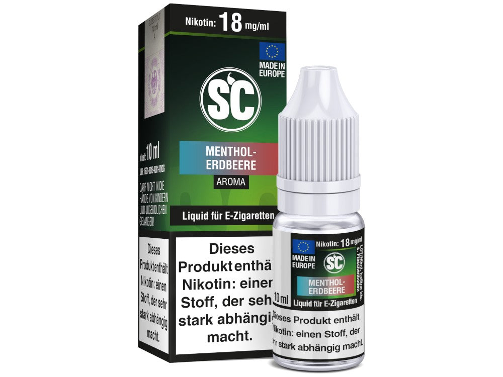 SC - Menthol-Erdbeere - Liquid