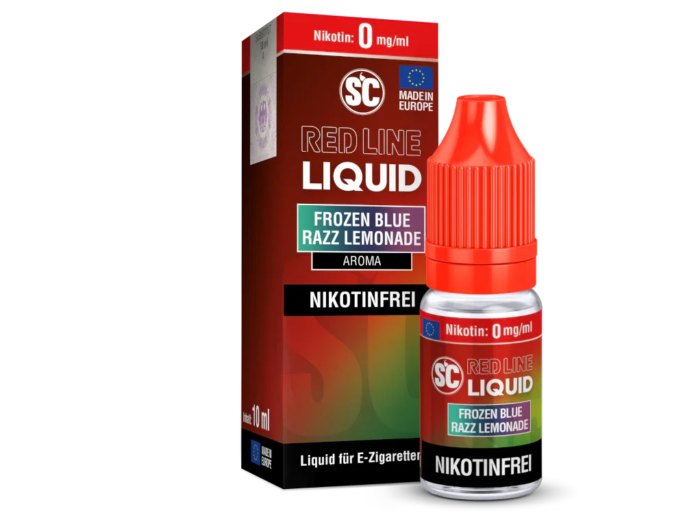 SC - Red Line - Frozen Blue Razz Lemonade - Nikotinsalz Liquid - 1er Packung / 0 mg/ml time4smoke.de