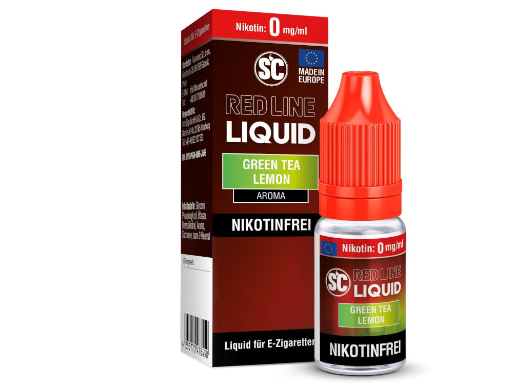 SC - Red Line - Green Tea Lemon - Nikotinsalz Liquid