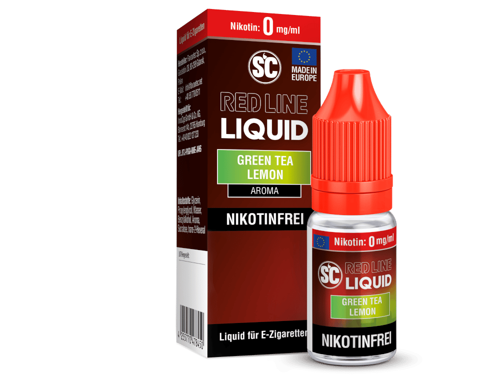 SC - Red Line - Green Tea Lemon - Nikotinsalz Liquid