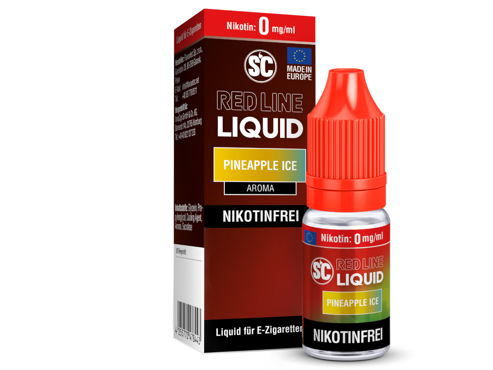 SC - Red Line - Pineapple Ice - Nikotinsalz Liquid