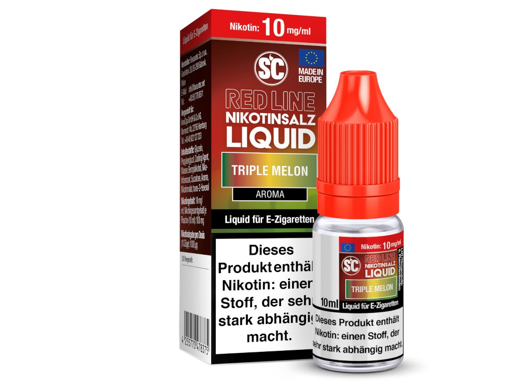 SC - Red Line - Triple Melon - Nikotinsalz Liquid