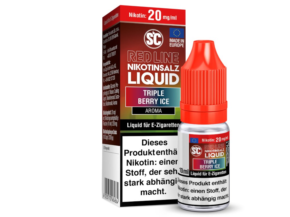 SC - Red Line - Triple Berry Ice - Nikotinsalz Liquid