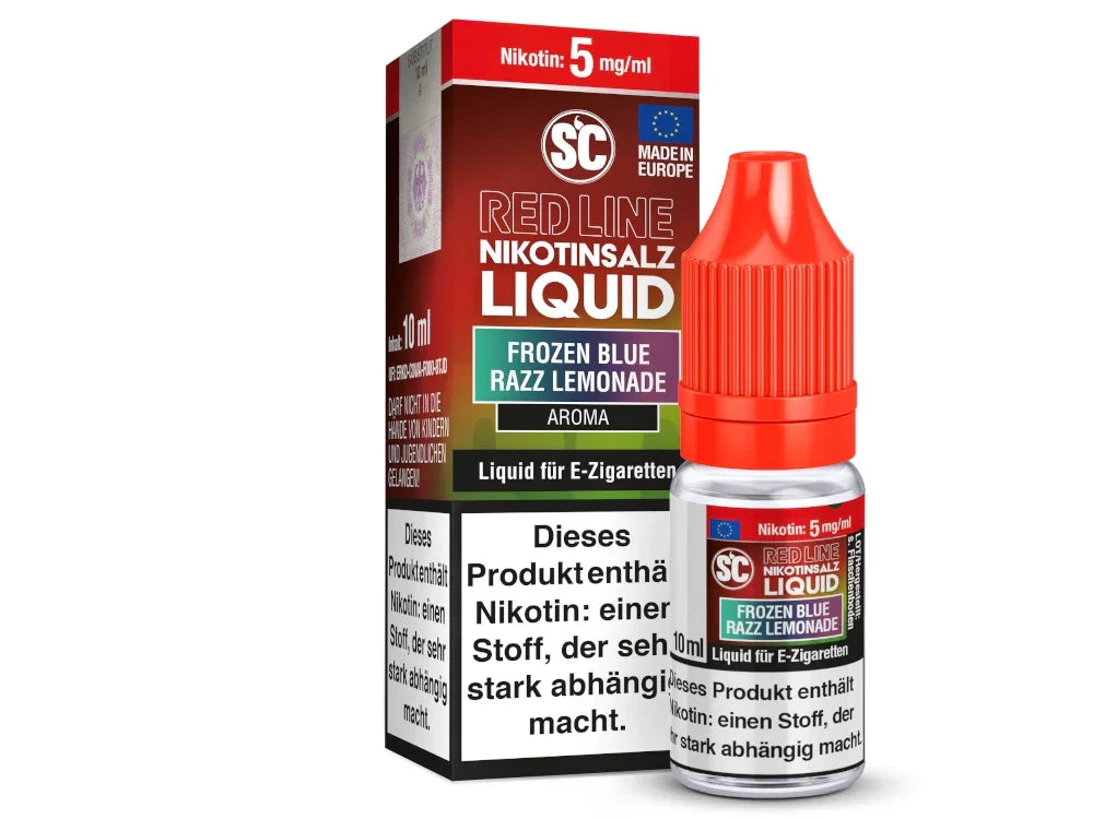 SC - Red Line - Frozen Blue Razz Lemonade - Nikotinsalz Liquid - 1er Packung / 5 mg/ml time4smoke.de