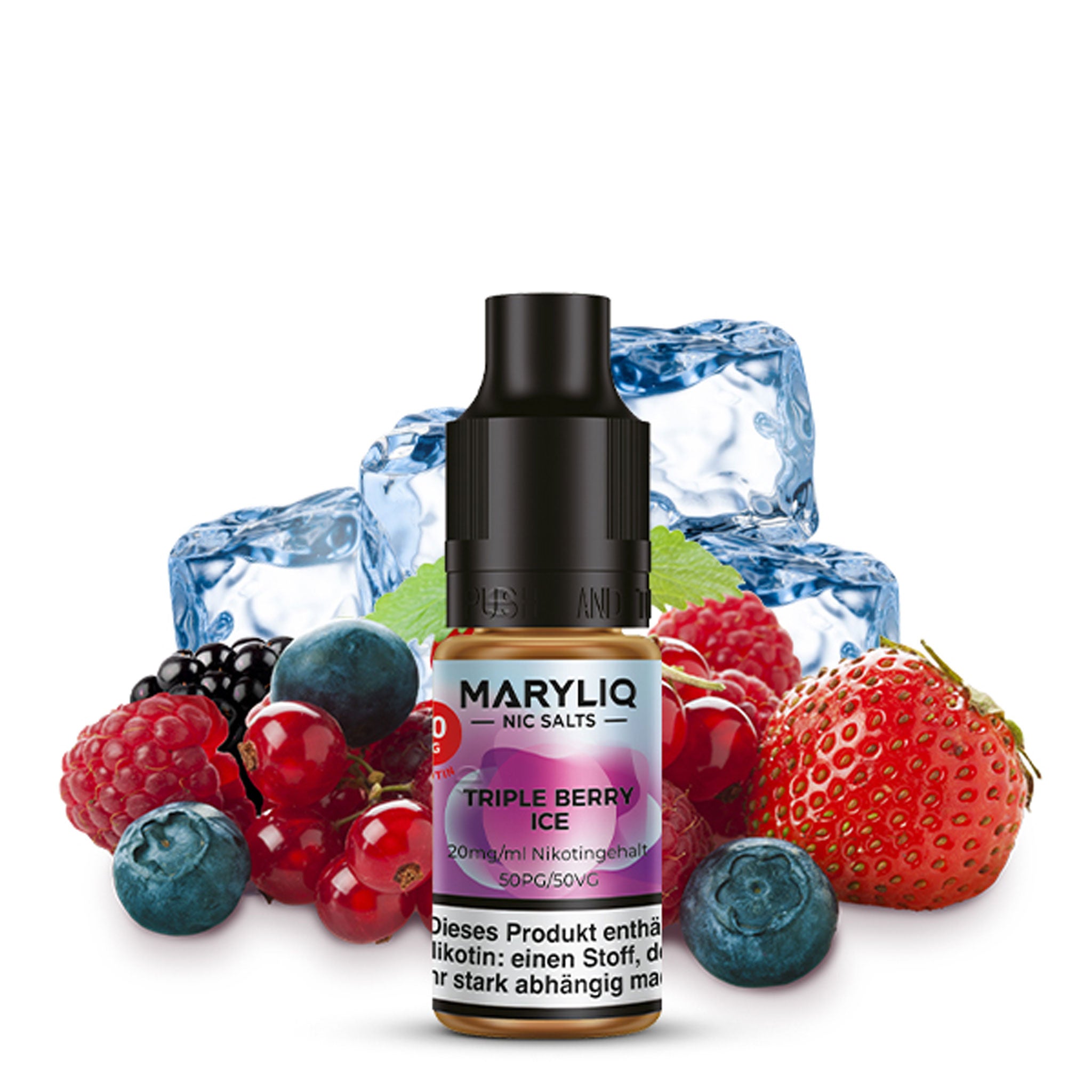 MARYLIQ - Triple Berry Ice - Nikotinsalz Liquid