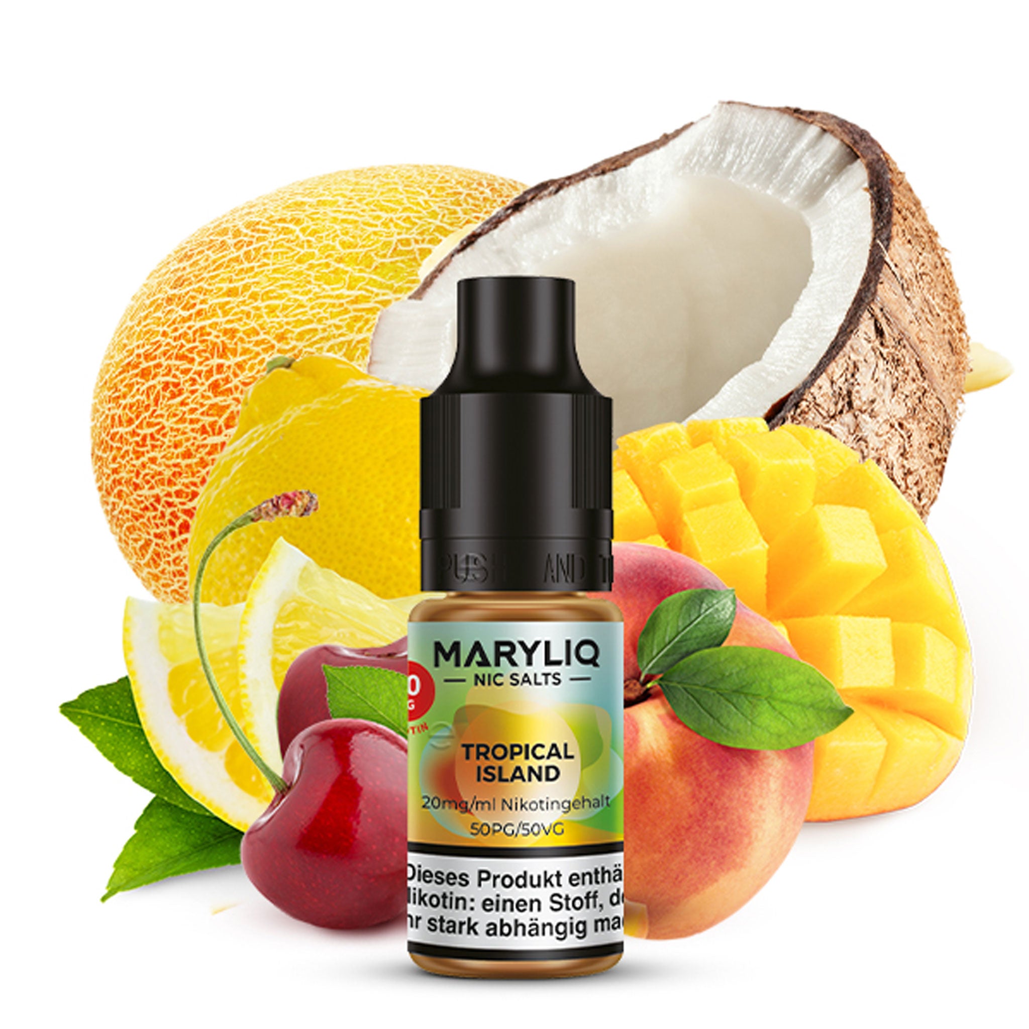 MARYLIQ - Tropical Island - Nikotinsalz Liquid