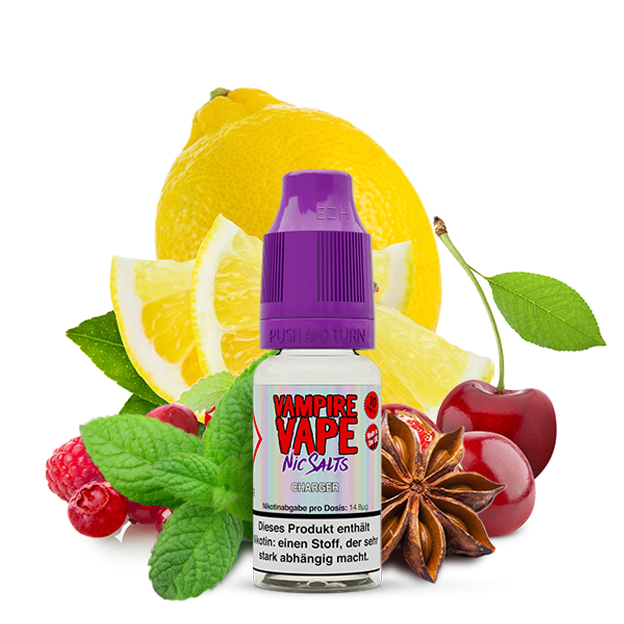 Vampire Vape - Charger - Nikotinsalz Liquid